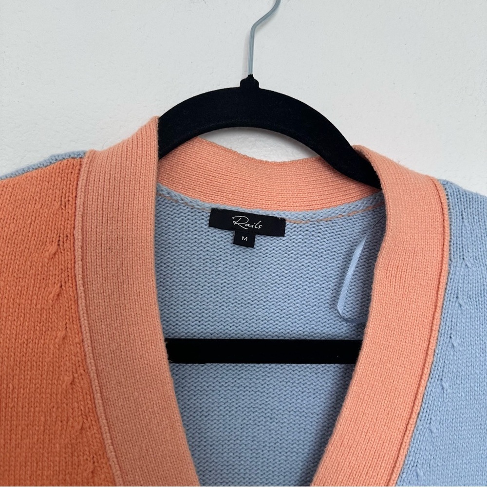 Rails Reese Pastel Colorblock Sweater Cardigan Bu… - image 5